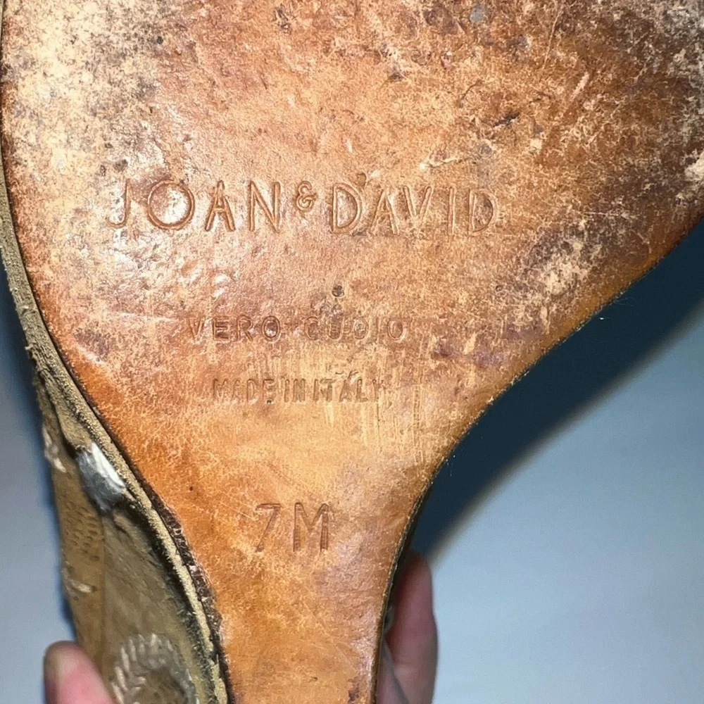 Joan & David Brown Suede Wedges